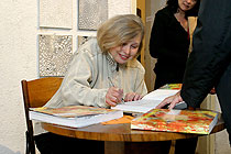 Presentation of the Eva Prokopcová catalogue published on the occasion of her 60th birthday, 1.11.2007, photo: Lubor Mrázek