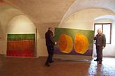Photos from the installation of the Jiří Sopko exhibition