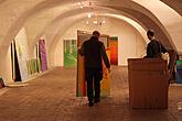 Photos from the installation of the Jiří Sopko exhibition